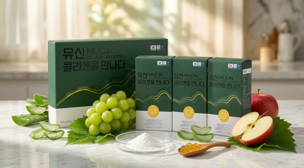 뮤신,콜라겐을 만나다